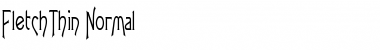 FletchThin Normal Font Title Preview