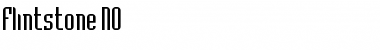 Flintstone-NO Regular Font Title Preview