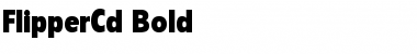 FlipperCd Bold Font Title Preview