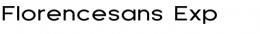 Florencesans Exp Regular Font Title Preview