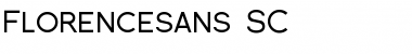 Florencesans SC Regular Font Title Preview