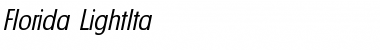 Florida-LightIta Regular Font Title Preview