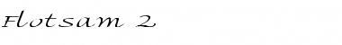 Flotsam 2 Regular Font Title Preview