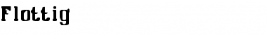 Flottig Regular Font Title Preview