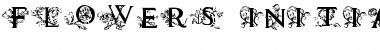 Flowers Initials Regular Font Title Preview