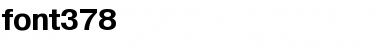 font378 Bold Font Title Preview