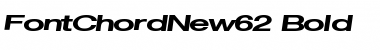 FontChordNew62 Bold Font Title Preview