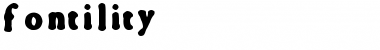 fontility Regular Font Title Preview