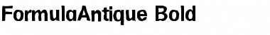 FormulaAntique Bold Font Title Preview