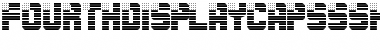 FourthDisplayCapsSSK Regular Font Title Preview