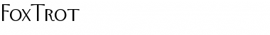 FoxTrot Regular Font Title Preview