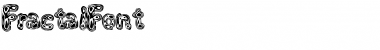 FractalFont Regular Font Title Preview