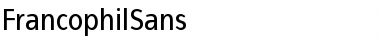 FrancophilSans Regular Font Title Preview