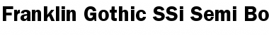 Franklin Gothic SSi Semi Bold Font Title Preview