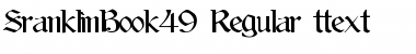 FranklinBook49 Regular Font Title Preview