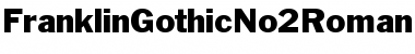 FranklinGothicNo.2Roman Roman Font Title Preview