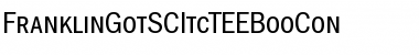 FranklinGotSCItcTEEBooCon Regular Font Title Preview