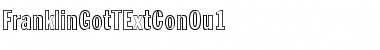 FranklinGotTExtConOu1 Regular Font Title Preview