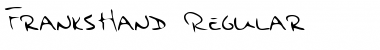 FranksHand Regular Font Title Preview