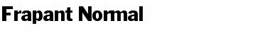 Frapant Normal Font Title Preview