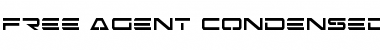 Free Agent Condensed Condensed Font Title Preview