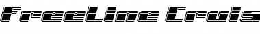 FreeLine Regular Font Title Preview