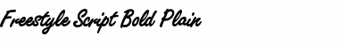 Freestyle Script Bold Regular Font Title Preview