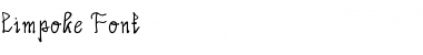 Limpoke Font Regular Font Title Preview