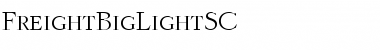 FreightBigLightSC Regular Font Title Preview