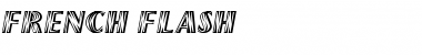 French Flash Regular Font Title Preview