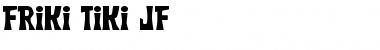 FrikiTikiJF Regular Font Title Preview