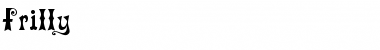 Frilly Regular Font Title Preview