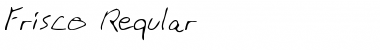 Frisco Regular Font Title Preview