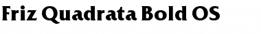 Friz Quadrata Bold Font Title Preview