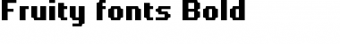 Fruity fonts Bold Font Title Preview