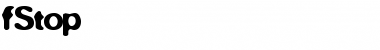 fStop Regular Font Title Preview