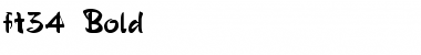 ft34 Bold Font Title Preview
