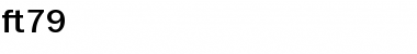 ft79 Regular Font Title Preview