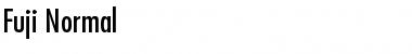 Fuji Normal Font Title Preview