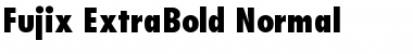 Fujix_ExtraBold-Normal Regular Font Title Preview