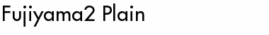 Fujiyama2 Plain Font Title Preview