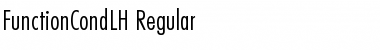 FunctionCondLH Regular Font Title Preview
