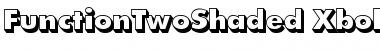 FunctionTwoShaded-Xbold Regular Font Title Preview