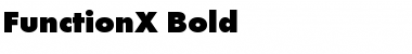 FunctionX Bold Font Title Preview