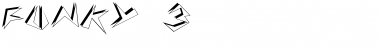 Funky 3 Regular Font Title Preview