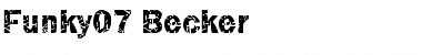 Funky07 Becker Regular Font Title Preview