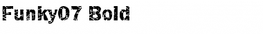 Funky07 Bold Font Title Preview