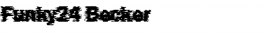 Funky24 Becker Regular Font Title Preview