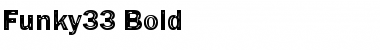 Funky33 Bold Font Title Preview