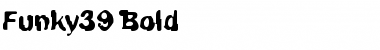 Funky39 Bold Font Title Preview